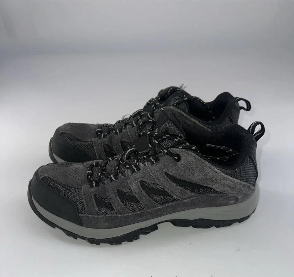 Columbia Crestwood Hiking Shoe Black and Gray Size Men's 10 Outdoors Sports